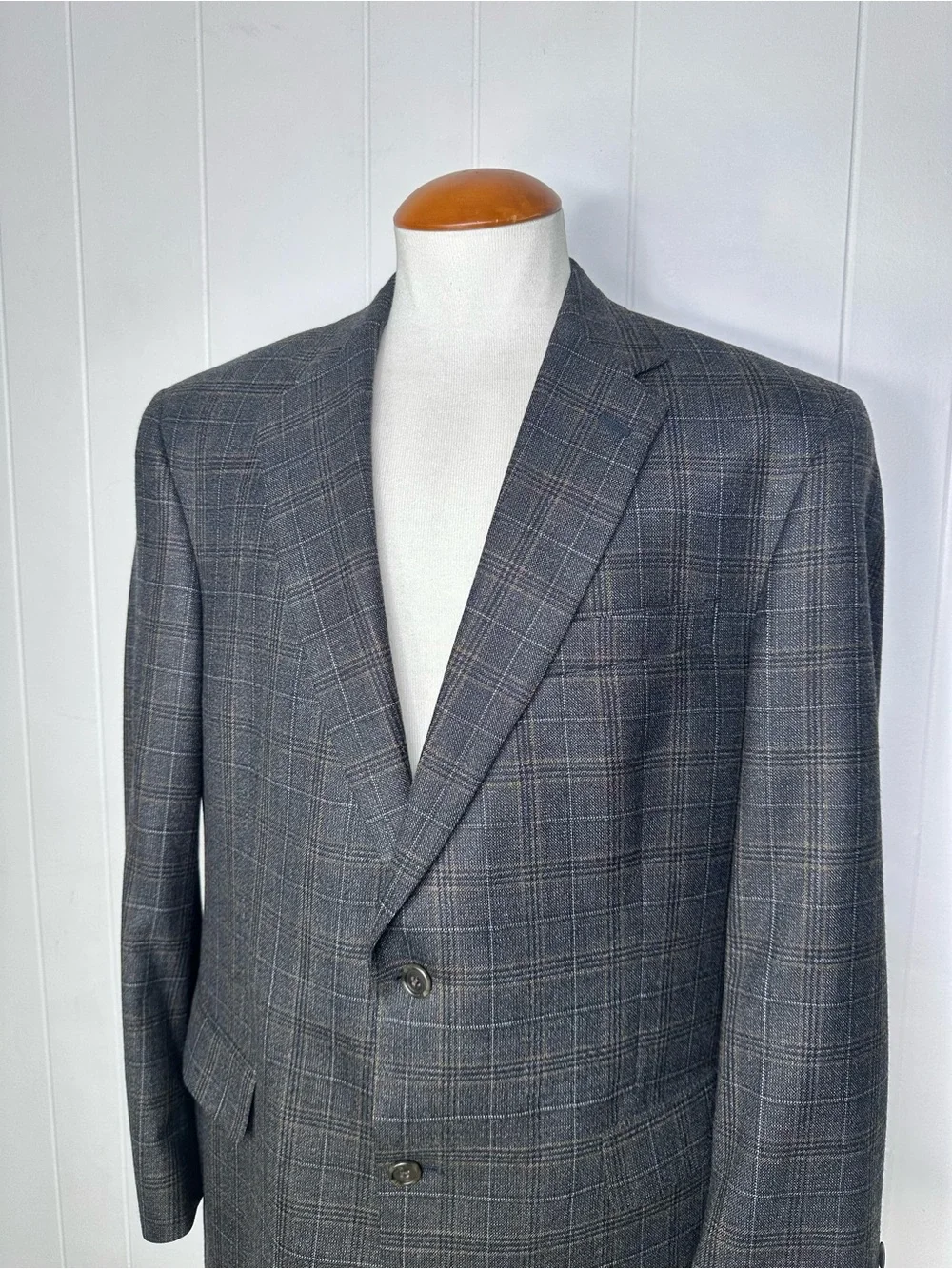 Hart Schaffner Marx 1887 Gray Checkered Blazer